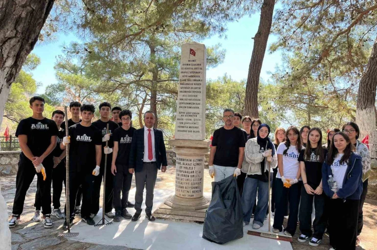 Aydın Sosyal Bilimler Lisesi öğrencilerinden örnek davranış