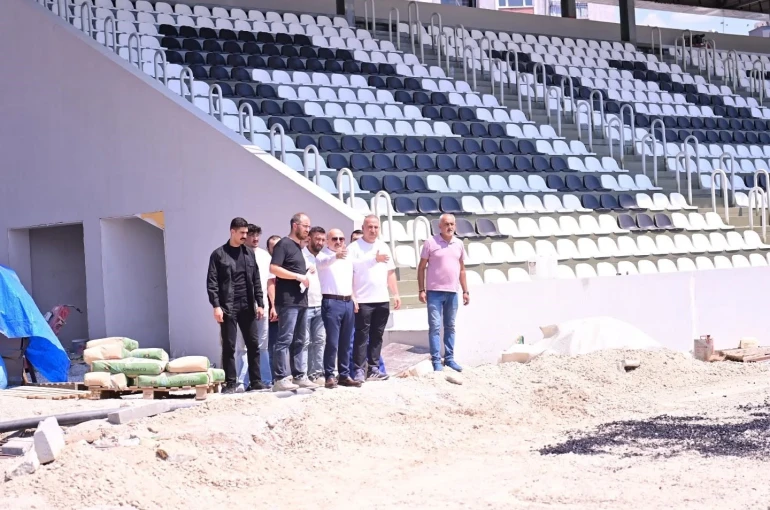 Aydın’da 6 bin kişilik Adnan Menderes Stadyumu’nun yapımı sürüyor