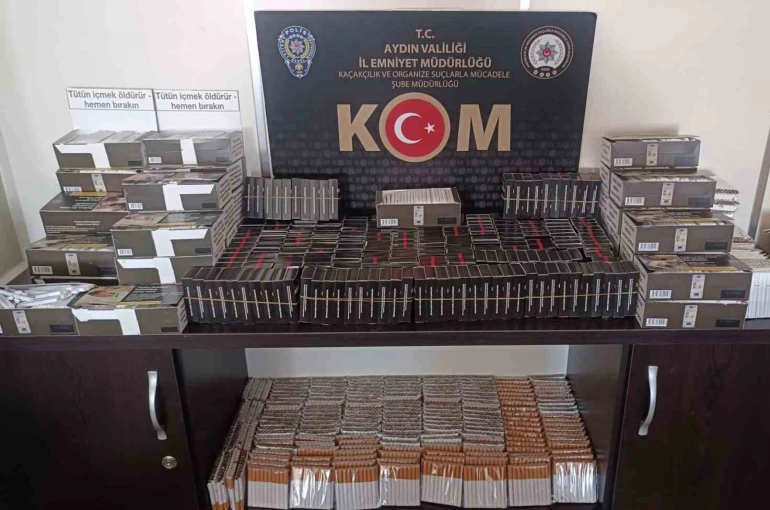 Aydın’da kaçak tütün ve elektronik sigara operasyonu: 6 gözaltı 