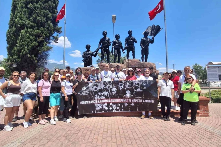 Aydın’da Malgaç Baskını’nın yıl dönümünde anlamlı yürüyüş