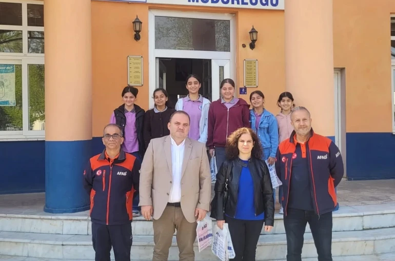 Aydın’da öğrencilere afet farkındalığı eğitimi 