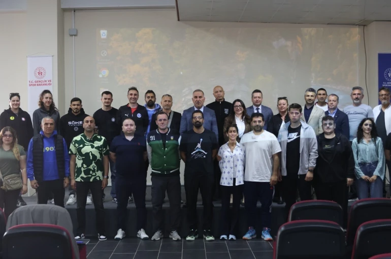 Aydın’da sporda şiddete karşı ortak akıl buluşması 