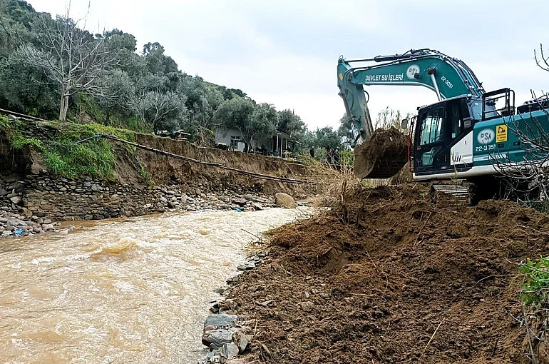 Aydın’da taşkın riskine karşı teyakkuz haline geçildi 