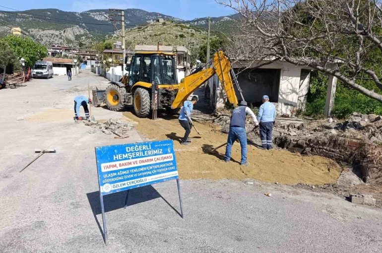 Aydın’ın ulaşım ağını güçlendiren çalışmalar sürüyor 