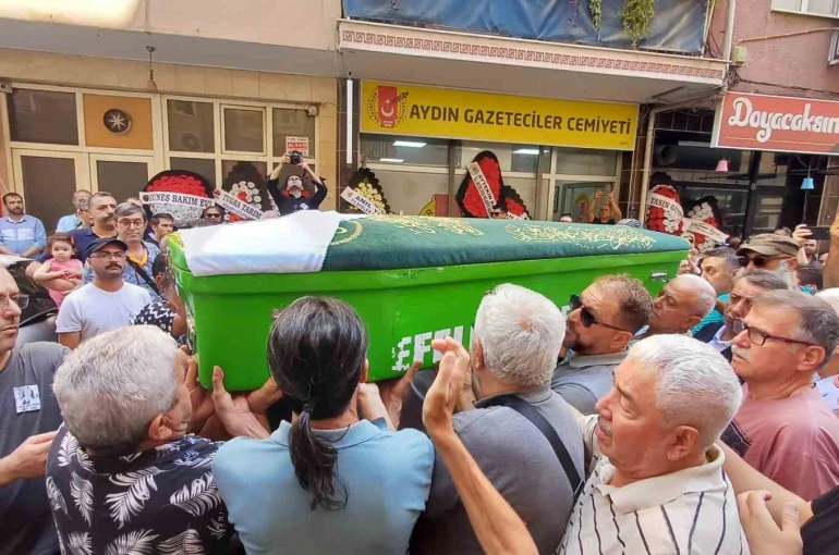Aydınlı gazeteci Yazıcı’yı meslektaşları son yolculuğuna uğurladı 