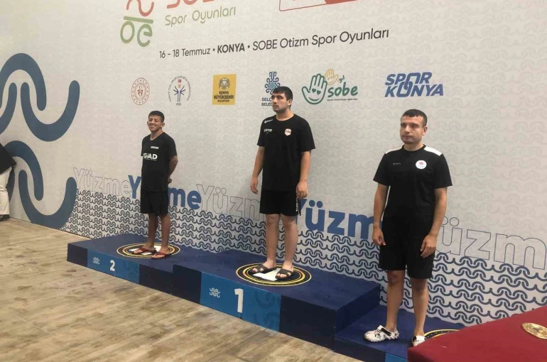 Aydınlı özel sporcular Konya’dan madalyalarla döndü