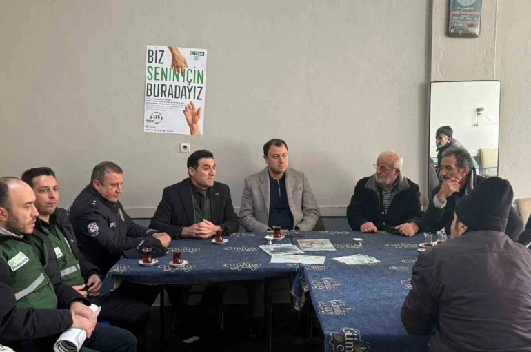 Aydıntepe’de vatandaşlar bağımlılıkla mücadele konusunda bilgilendirildi 