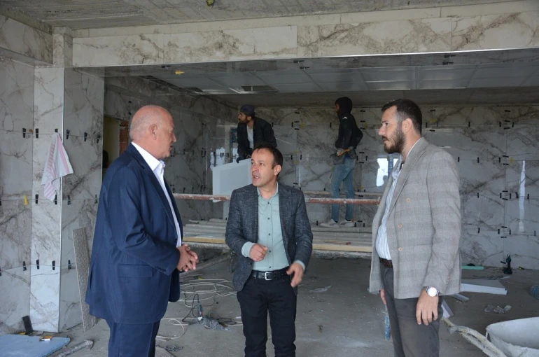 Babadağ sosyal tesislerinde çalışmalar hızla devam ediyor 