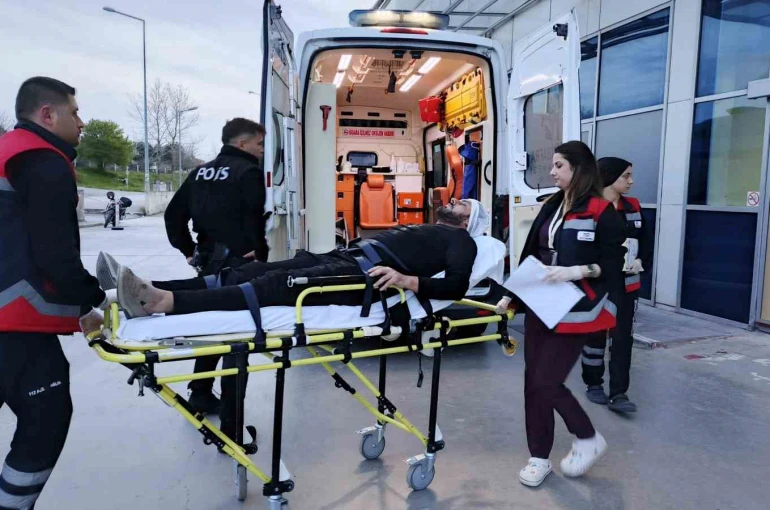 Bafra’da bıçaklı kavga: 1 yaralı 