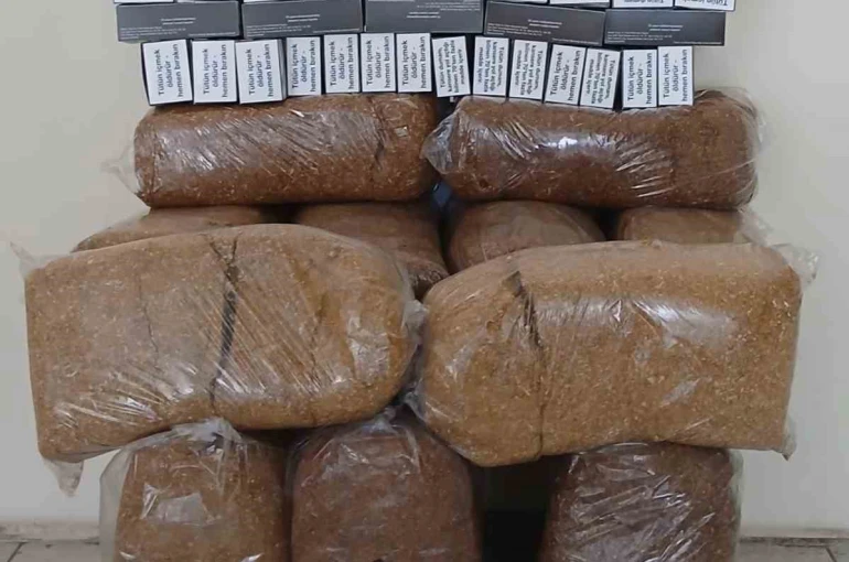 Bafra’da kaçak tütün ve makaron operasyonu 