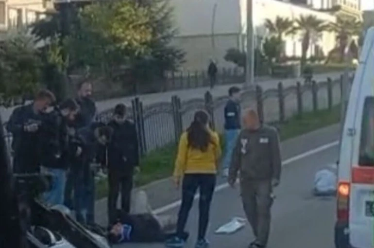 Bafra’da motosiklet kazası: 1 yaralı 