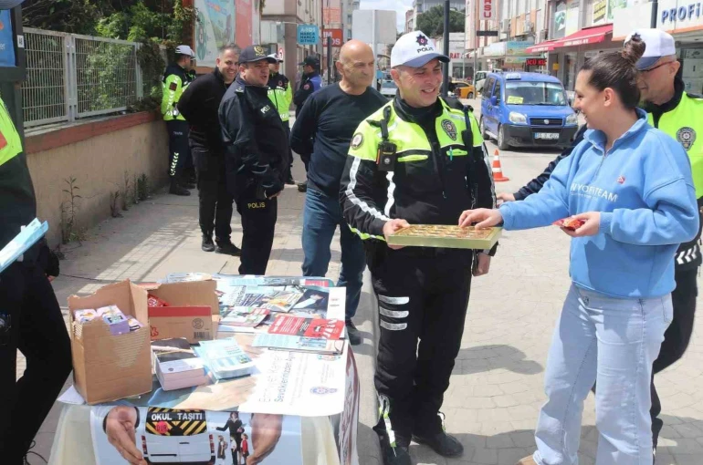 Bafra’da Trafik Haftası’nda farkındalık etkinliği 