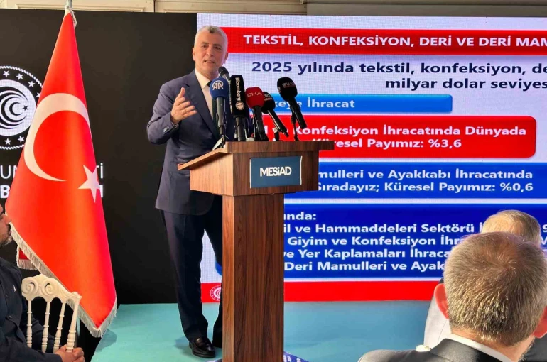 Bakan Bolat tekstil ve hazır giyim sektörünü değerlendirdi 