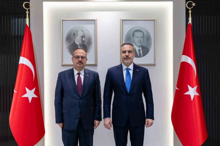 Bakan Fidan, Ankara Valisi Canbolat’ı kabul etti 