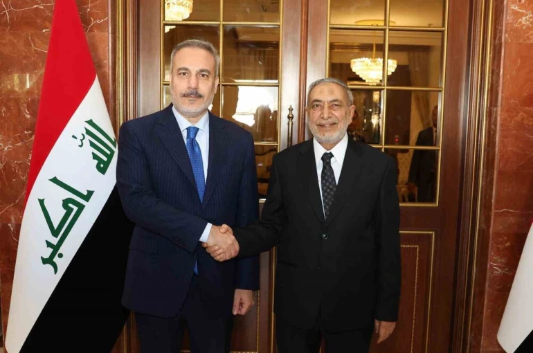 Bakan Fidan, Irak Temsilciler Meclisi Başkanı Meşhedani ile görüştü 
