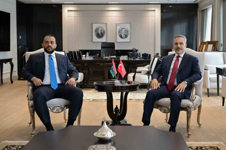 Bakan Fidan, Libya Milli Birlik Hükümeti Savunma Bakanvekili Zubi ile görüştü 
