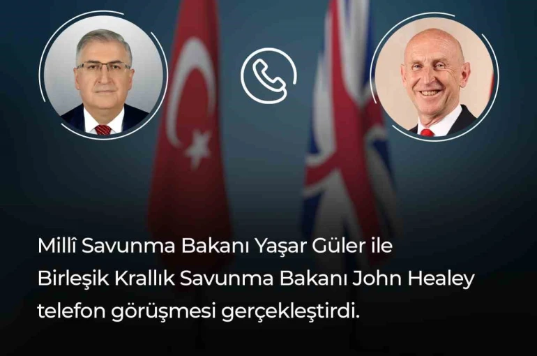 Bakan Güler, Birleşik Krallık Savunma Bakanı Healey ile görüştü 
