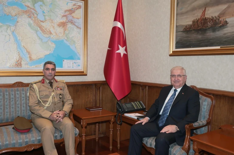 Bakan Güler, Irak’ın Ankara Askerî Ataşesi’ni kabul etti