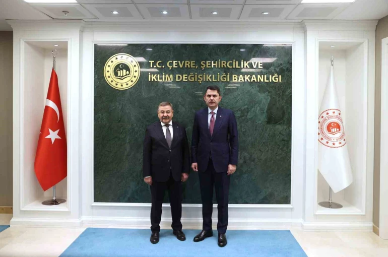 Bakan Kurum, Haymana ve Gölbaşı Belediye başkanlarını kabul etti 