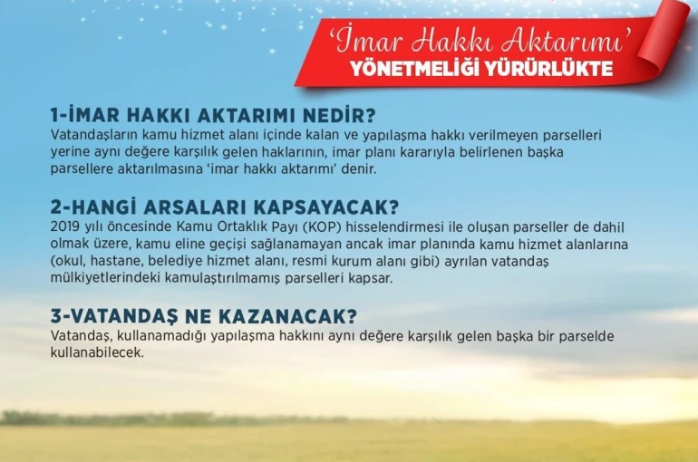 Bakan Kurum: "(İmar hakkı aktarımı) Yıllardır süren bir sorunu çözüme kavuşturuyoruz"