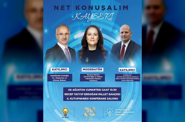 Bakan Uraloğlu Kayseri’de gençlerle buluşacak