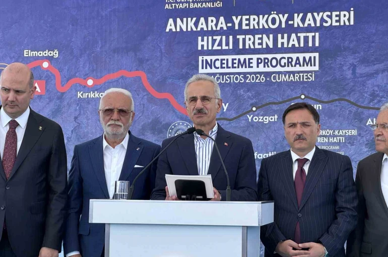 Bakan Uraloğlu: "Yerköy - Kayseri Yüksek Hızlı Tren Projesi’nde işin yarısını tamamladık"