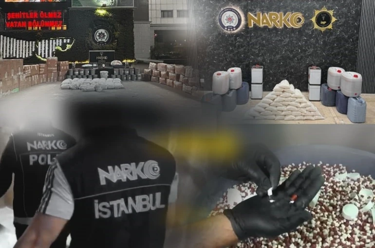 Bakan Yerlikaya: "366,5 kilogram uyuşturucu madde ile 1 milyon 572 bin adet uyuşturucu hap ele geçirdik"