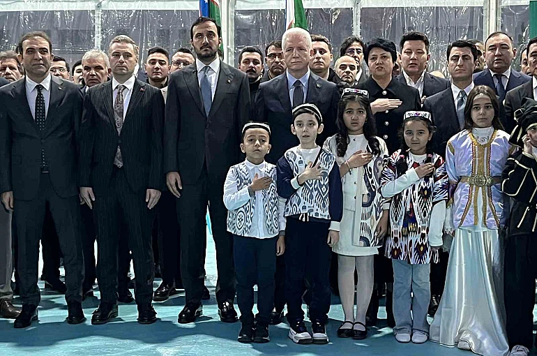 Bakırköy’de Özbekistan Devlet Okulu’nun yapıma yönelik tören düzenlendi 