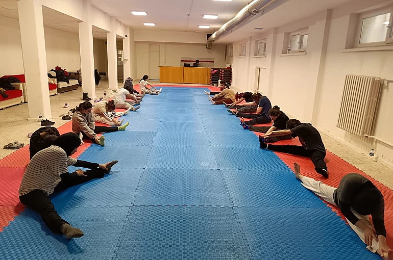 Bala Hatun Yurdu’nda taekwondo eğitimleri sürüyor 