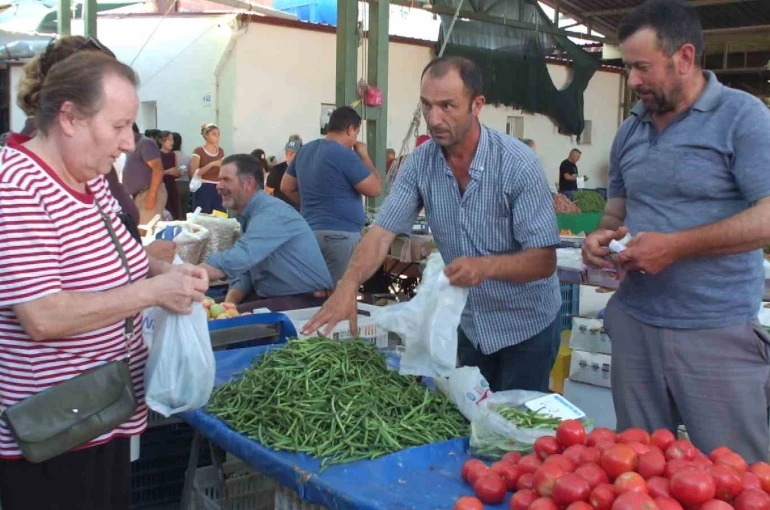 Balıkesir Burhaniye de organik ürünler pazarı kuruldu