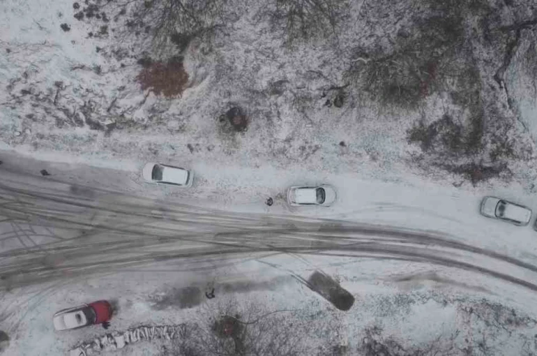 Balıkesir kar hasretini dağlarda dindirdi 