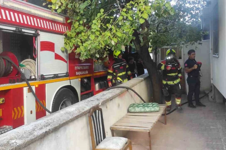 Balıkesir’de ev yangını 