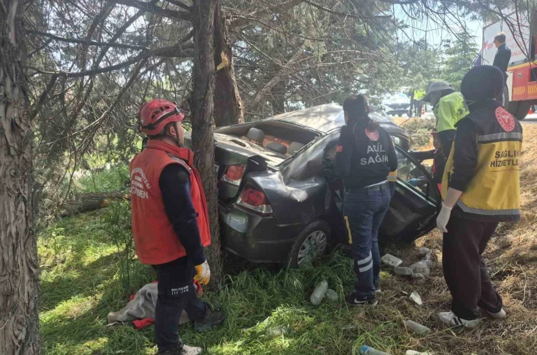 Balıkesir’de feci kaza: 1 ölü 