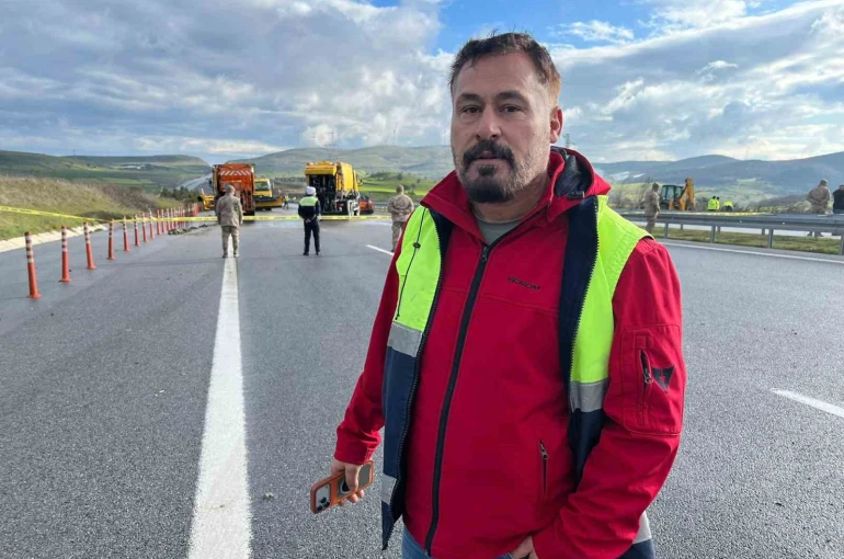 Balıkesir’deki uçak kazasına tanık olan şoför: Bütün parçalar önüme düştü 