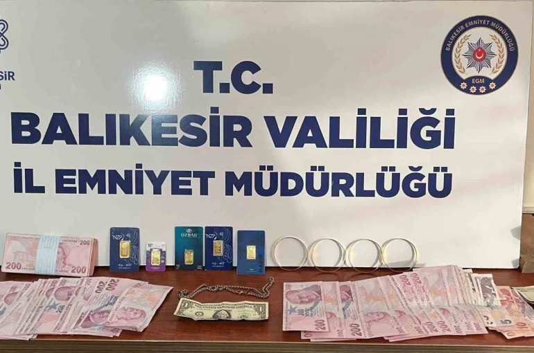 Bandırma’da sahte altın dolandırıcılarına geçit yok: 3 gözaltı 