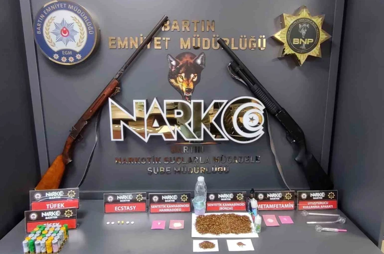 Bartın’da uyuşturucu operasyonu: 5 gözaltı