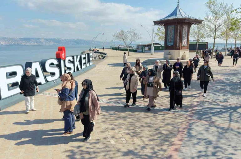 Başiskele’de kadınlar sağlıklı yaşam yürüyüşünde buluştu 