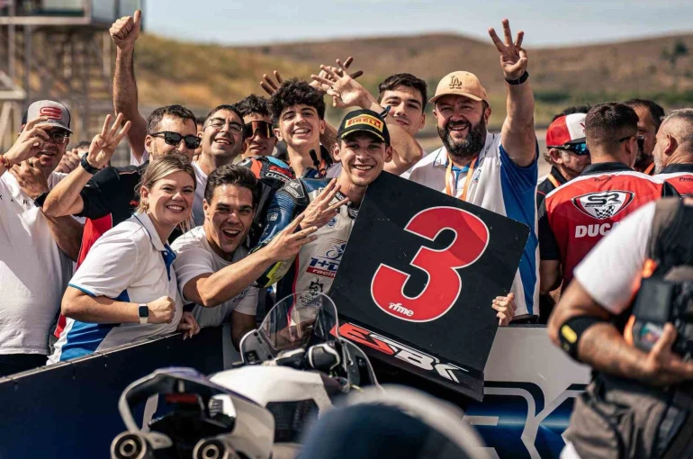 Başiskeleli milli sporcu Superbike Şampiyonası’nda üçüncü oldu 