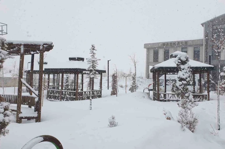 Başkale’de kar yağışı