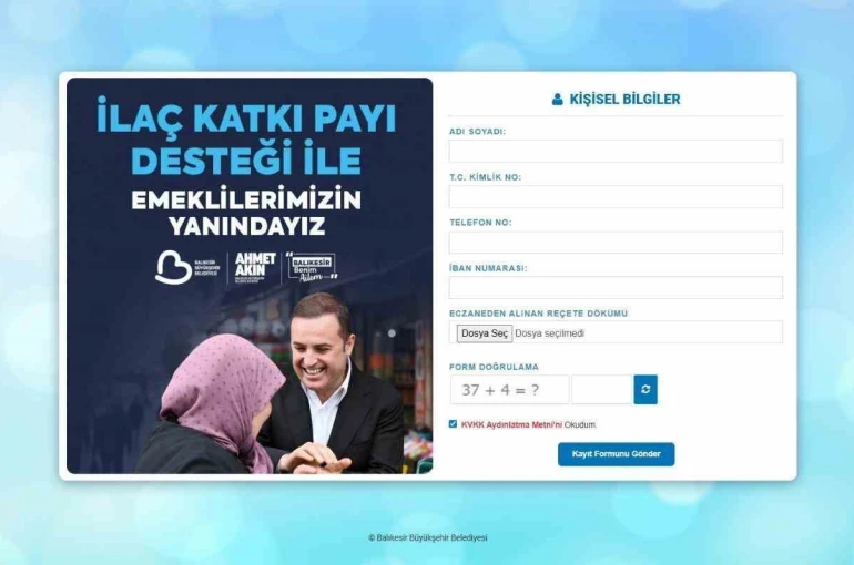 Başkan Ahmat Akın’dan ihtiyaç sahibi emeklilere müjde