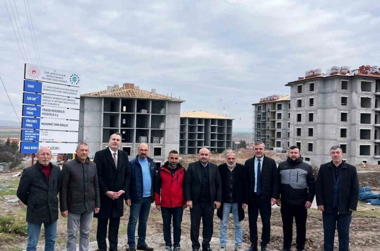 Başkan Albayrak, TOKİ çalışmalarını yerinde inceledi