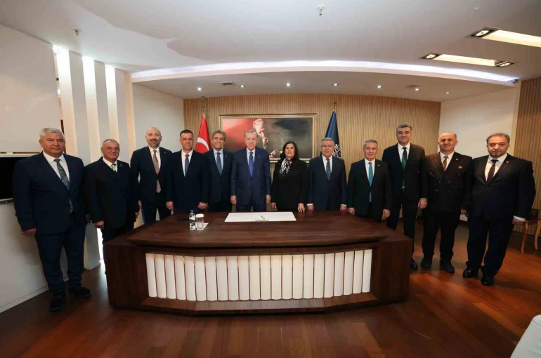 Başkan Arıkan: "Cumhurbaşkanımızla bir araya gelmek büyük onur" 