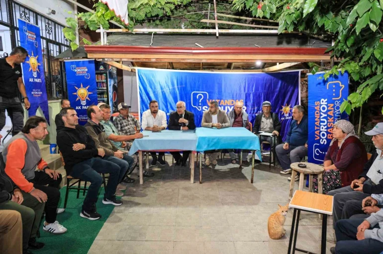 Başkan Arslan ‘Vatandaş Soruyor, Başkan Cevaplıyor’ buluşmalarını sürdürüyor 