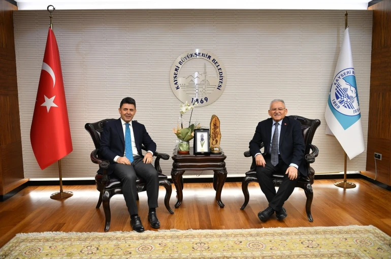 Başkan Büyükkılıç, Bakan Yardımcısı Poyraz ve Genel Müdür Eyigün’ü konuk etti