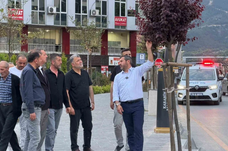 Başkan Çetinkaya tamamlanan çalışmaları inceledi 