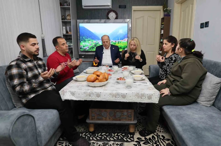 Başkan Demirçalı, iftarda Ateş ailesinin misafiri oldu 