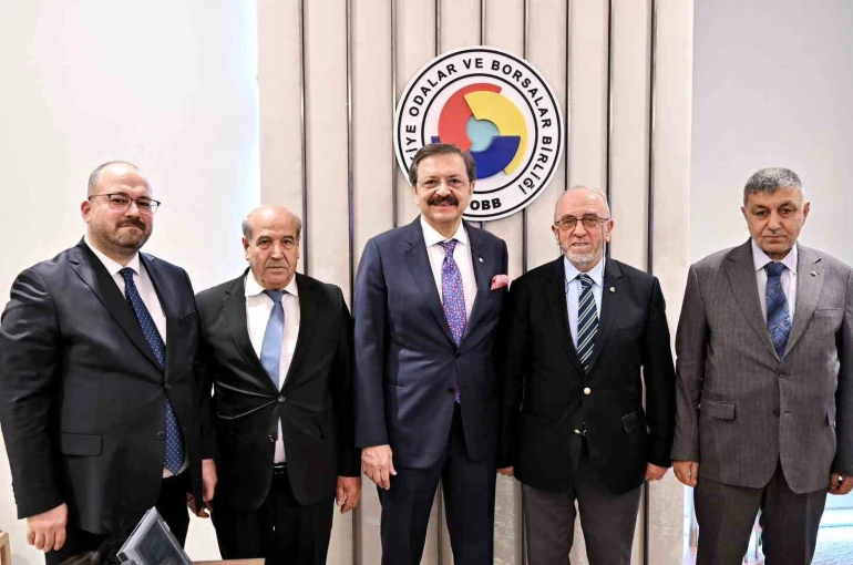 Başkan Dumandağ, TOBB Başkanı Hisarcıklıoğlu ile bir araya geldi 
