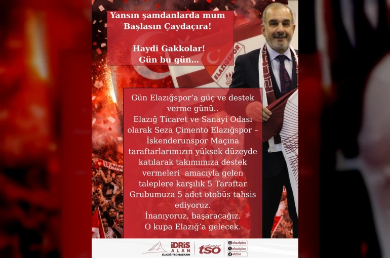 Başkan İdris Alan’dan taraftarlara 5 otobüs tahsisi 