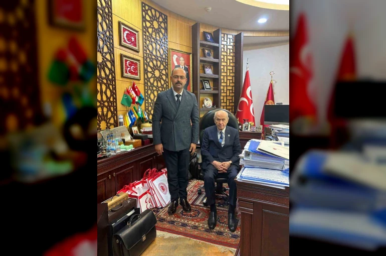 Başkan Kavaklıgil, MHP Genel Başkanı Bahçeli’ye ilçedeki çalışmalarla ilgili bilgi verdi