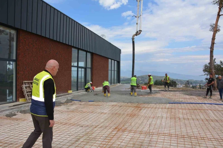 Başkan Kumral yeni sosyal tesis çalışmalarını yerinde inceledi 